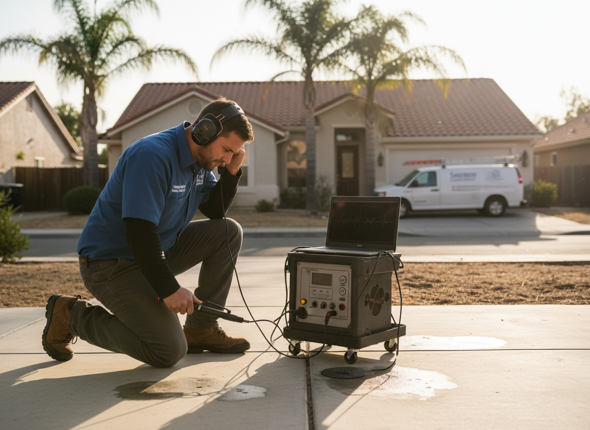 Slab Leak Detection Near Me in California